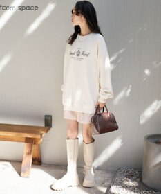 WEGO 刺繍BIGスウェット