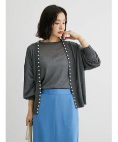 Green Parks ・ＥＬＥＮＣＡＲＥ　ＤＵＥパールツキシアーカーディガン