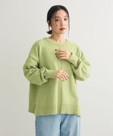 Green Parks ベロアモールリラックスサイズニットプルオーバー