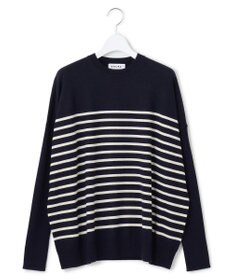 23区 【SACRA】エクストラファインメリノ ボーダーニット