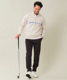 23区GOLF 【MEN】【吸水速乾・UVケア】ハニカムカノコ 長袖ポロシャツ