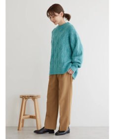 AMERICAN HOLIC 美・美・美あったかタックワイドパンツ