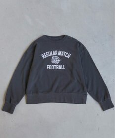 WEGO 【ANGIE VINTAGE】ピグメントカレッジロゴショートスウェット