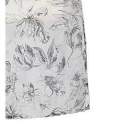 Green Parks モノトーンフラワータイトスカート