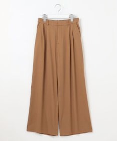 自由区 【洗える】ビエラストレッチワイド パンツ