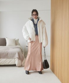 WEGO 【2WAYフード取り外し可能/あったかい】２WAYパディングブルゾン