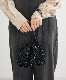 Green Parks ＯＴＯ．ＨＡ．ベロアスパンコールショルダーバック