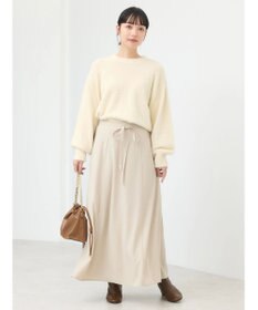 earth music&ecology リボンフレアスカート