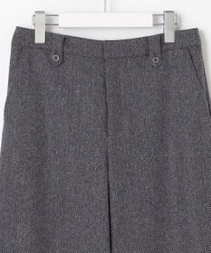 J.PRESS LADIES S 【WEB限定】ネップヘリンボーン ガウチョ パンツ