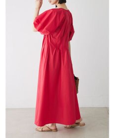 Green Parks ボリューム袖ロングワンピース