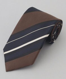 GOTAIRIKU GOTAIRIKU別注【日本製】シルク ネクタイ_レジメンタル