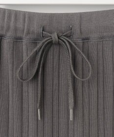 23区 【SLOW/洗える】ランダムリブフライス スカート