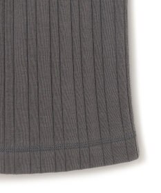 23区 【SLOW/洗える】ランダムリブフライス スカート