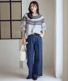 ANY ノルディックパターンニット