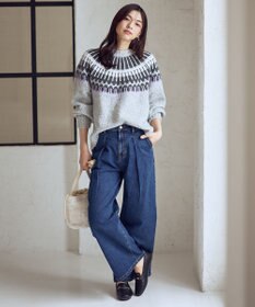 ANY ノルディックパターンニット