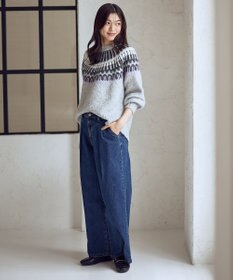 ANY ノルディックパターンニット