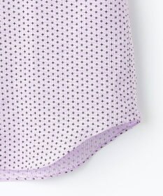 JOSEPH ABBOUD 【ビジネスシーンに最適・サステイナブル】ソアロンンシャンブレープリント 半袖 シャツ