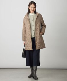 J.PRESS LADIES S 【WEB限定カラーあり・2way】コンパクトタフタキルティング  フーデッド コート
