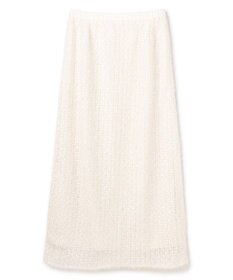 UNFILO エアリーヤーン Iラインスカート エクリュ