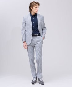 J.PRESS MEN 新色【MECHANICAL】【超軽量 / 清涼感 / 洗える】 ハイパワーストレッチ リネンルックジャケット_26年モデル