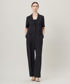 ICB L 【接触冷感・UVケア・吸水速乾・防シワ・洗える】 ドレープツイル オールインワン