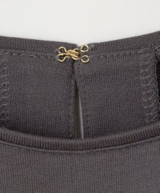 組曲 L ミニ裏毛チュールスリーブ カットソー