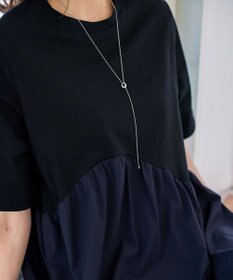 Tiaclasse 【洗える】切替マキシワンピース