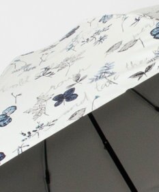 AURORA JILL STUART ジル スチュアート 晴雨兼用一段スライド傘 (ボタニカル柄)