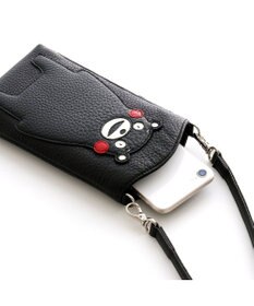 IBIZA 【くまモンコラボ商品】牛革　スマートフォンポシェット