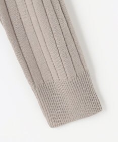 自由区 【洗える】ウールミックス ミドル丈カーディガン