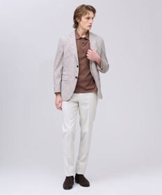 J.PRESS MEN 新色【MECHANICAL】【超軽量 / 清涼感 / 洗える】 ハイパワーストレッチ リネンルックジャケット_26年モデル