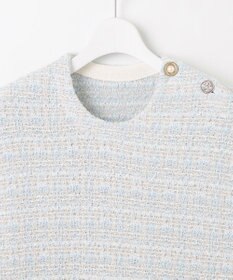 自由区 【Precious 5月号掲載】【カトリエムブーケ】Couleur tweed ツイードワンピース