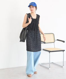 earth music&ecology 【2WAY】レースギャザーワンピース