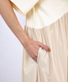 Tiaclasse 【洗える】切替マキシワンピース