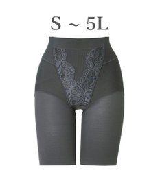 BRADELIS New York 【BRADELIS NewYork peace】綿混ストレッチハイブリッドガードル25 クロッチ付きで1枚履き可能な補整ガードル 消臭機能付き ブラデリス