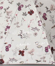 AURORA JILL STUART ジル スチュアート 晴雨兼用一段スライド傘 (ボタニカル柄)