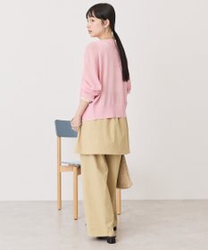 AMERICAN HOLIC シアー配色ニットカーディガン