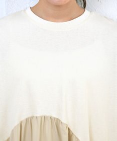 Tiaclasse 【洗える】切替マキシワンピース