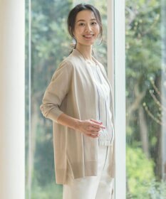 J.PRESS LADIES L 【洗える・UVケア】サマー カーディガン