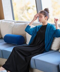 Tiaclasse 【洗える】切替マキシワンピース