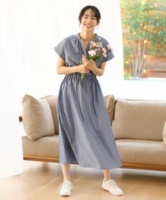 ANY 【UVケア・接触冷感・吸水速乾】ラク映え スキッパーワンピース