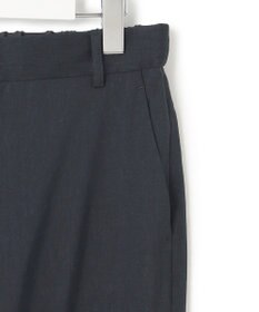 23区 【洗える】リネンレーヨンストレッチ テーパード パンツ