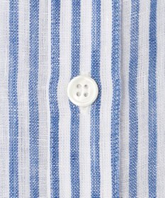 23区 【洗える】LIBECO ノースリーブ シャツ ワンピース