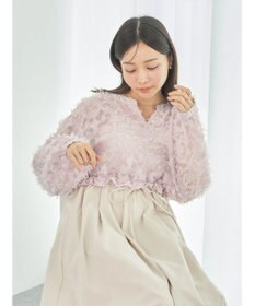 earth music&ecology ジャガード切替ワンピース