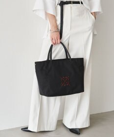 russet 【モノグラム刺繍】コーデュラナイロントートバッグ（CE-1776）