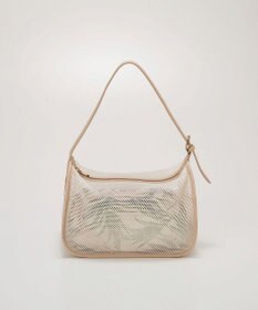 TOPKAPI 【TREASURE TOPKAPI】プリント 巾着バッグ付き メッシュ ワンハンドルバッグ