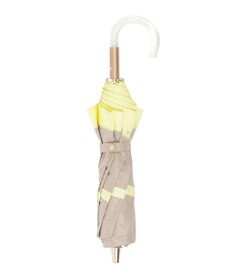 MOONBAT FURLA 晴雨兼用日傘 折りたたみ傘 シャンブレー切継 ／遮光 遮熱 UV