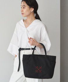 russet 【モノグラム刺繍】コーデュラナイロントートバッグ（CE-1776）