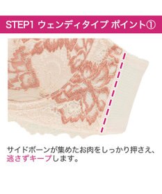 BRADELIS New York 【BRADELIS New York / 育乳補整ブラ・STEP1 集める】ウェンディステップ1ブラ24S2