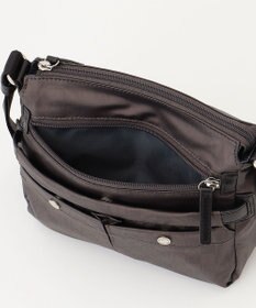 LA BAGAGERIE モノグラム　スクエアナイロンショルダー　SSサイズ